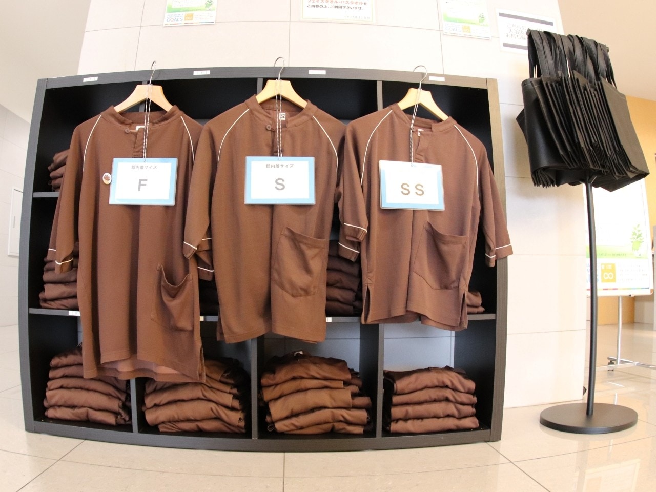 客室から大浴場まで館内着で行き来できます